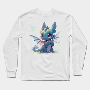 Colourful scaled dragon! Long Sleeve T-Shirt